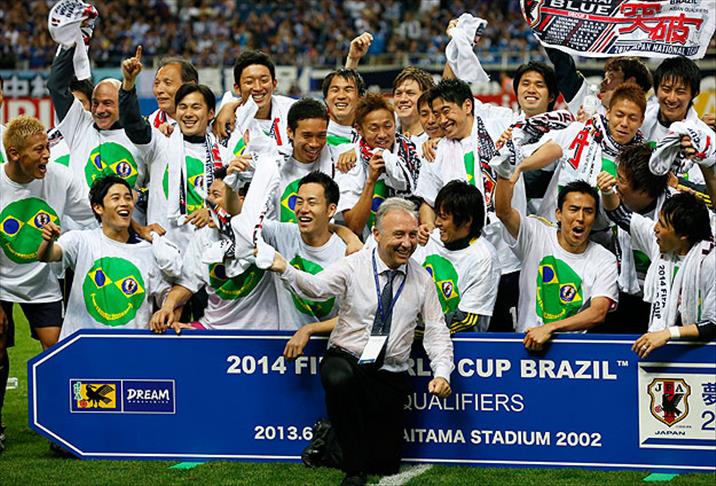 Brezilya 2014 biletini ilk alan Japonya