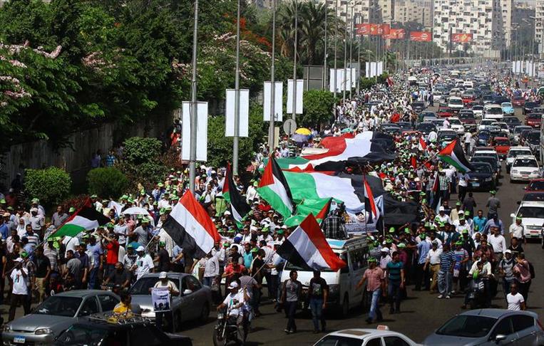 Thousands march in global protests against Israeli occupation