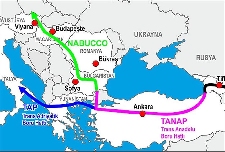 Nabucco project fails, placed by Trans Adriatic Pipeline project