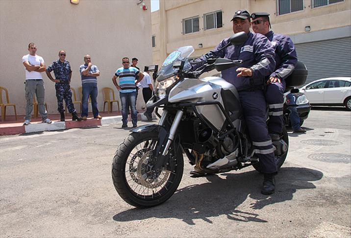 TİKA'dan Filistin polisine motosiklet