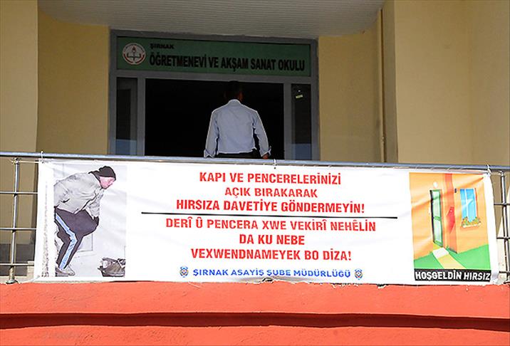 Welatî bi kurdî û tirkî tên hişyarkirin