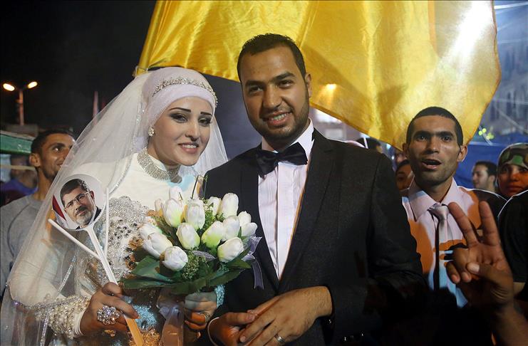 40 weddings on Rabaa al-Adawiya since coup