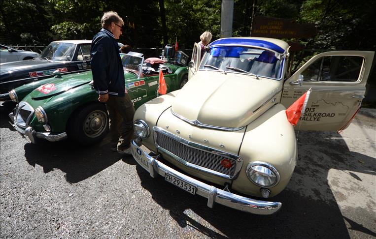 "Silk Road Rally" stops over at Sumela Monastery