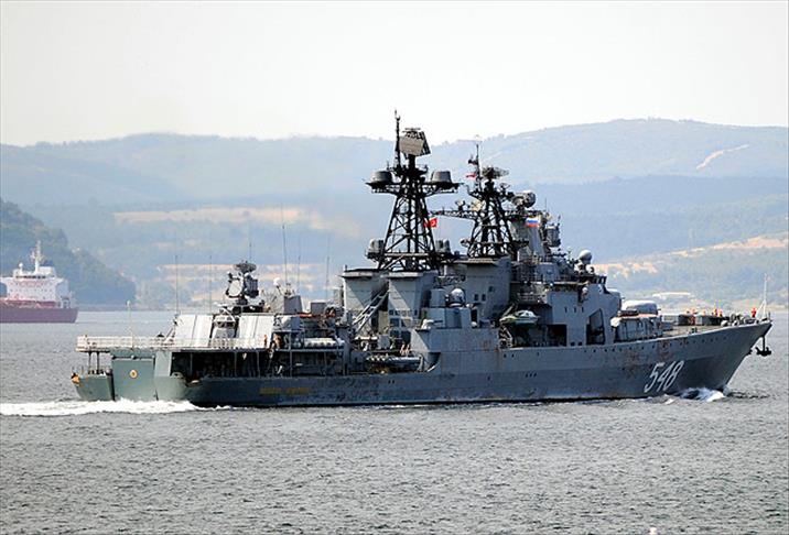 3 Rus gemisi Çanakkale Boğazı'ndan geçti