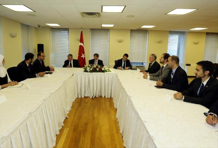 Turkish FM meets Syrian delegation in New York