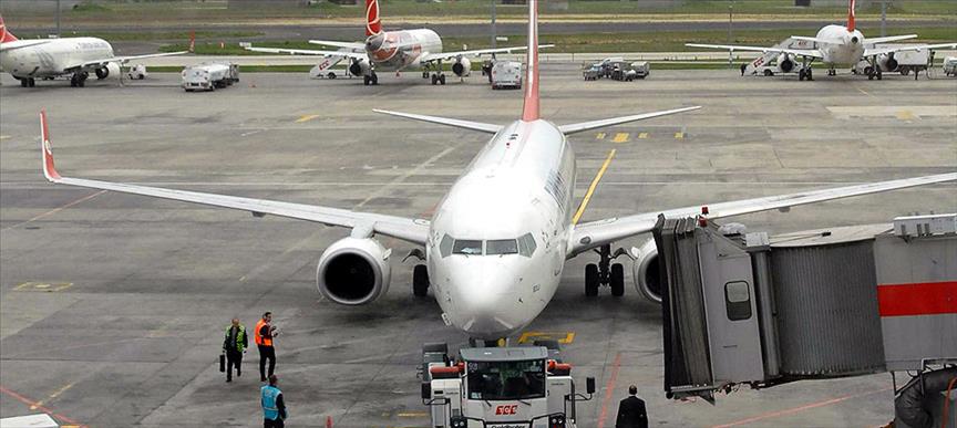 THY uçağına kuş çarptı