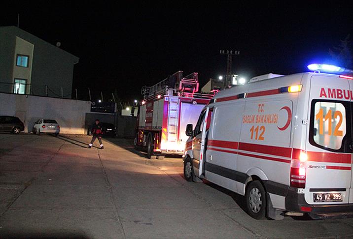Manisa'da cezaevinde yangın