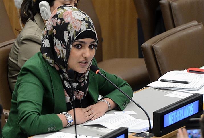 Hollanda'yı BM'de temsil eden Zehra alkışlandı