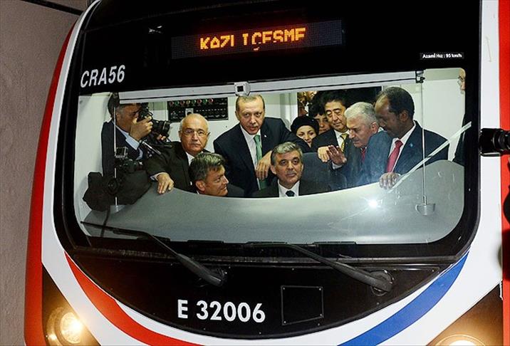 Marmaray tarihi yolculuğunu gerçekleştirdi