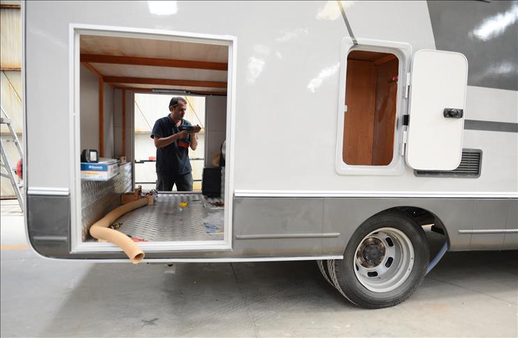 Turkish caravans driven around the world