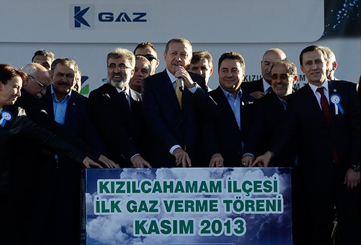Kızılcahamam doğalgaza kavuştu