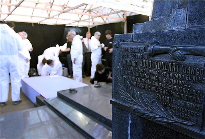 Former Brazilian President Joao Goulart exhumed to determine cause of death