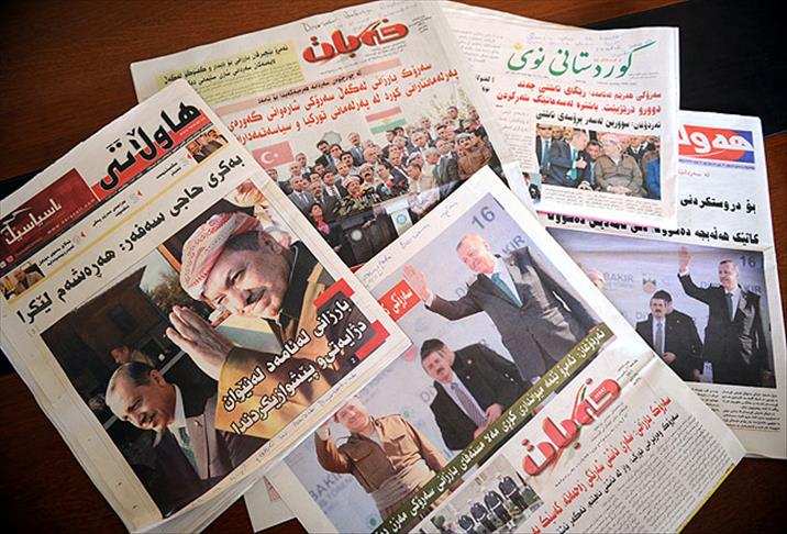 Kürt medyası Erdoğan-Barzani görüşmesini AA'dan takip etti