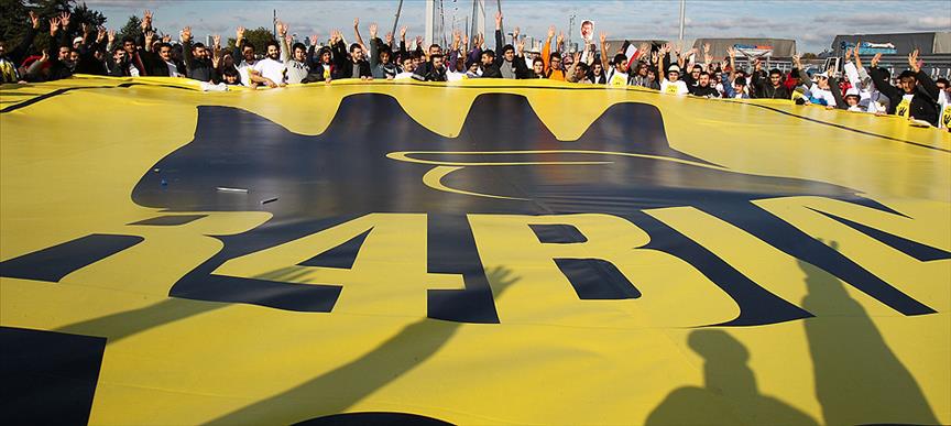 Darbecilere küresel tavrın sembolü: Rabia