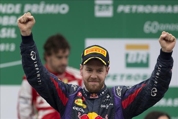 Brezilya Grand Prix'i Vettel'in