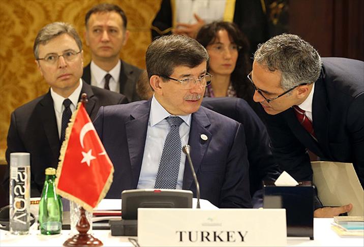 Davutoğlu Asya İşbirliği Diyaloğu toplantısında