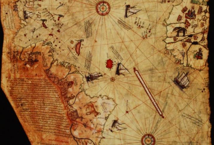 Ottoman Piri Reis world map celebrated