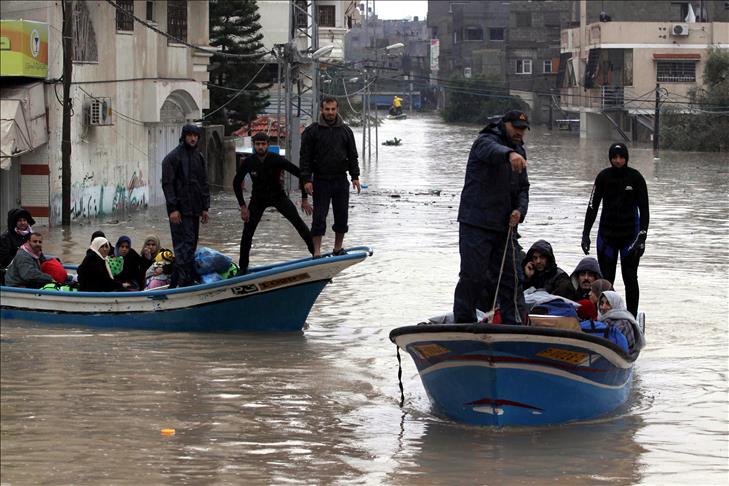 Storm Alexa kills two, displaces 5,000 in Gaza