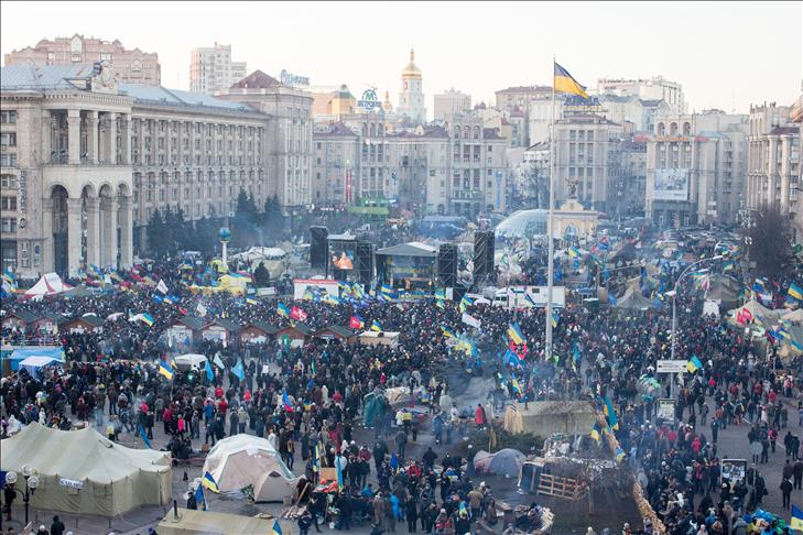 Anti-gov't 'nationwide political movement' forged in Ukraine