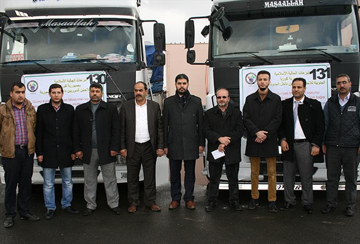 Güney Kore'den Suriye'lilere yardım