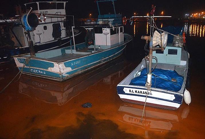Akçakoca sahili de kızıllaştı