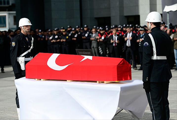 Şehit polis son yolculuğuna uğurlandı