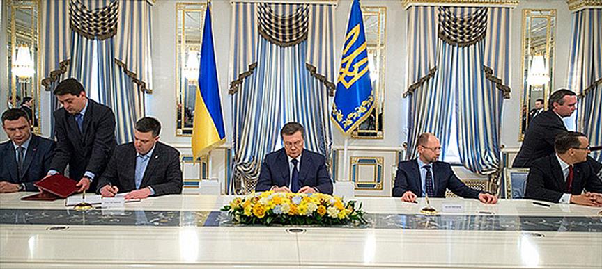 Ukrayna'da anlaşma imzalandı