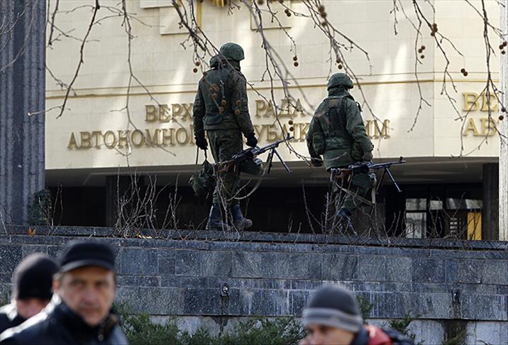 Rus askerleri Akmescit'te