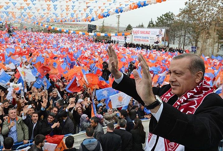 Turkish PM on local election rallies in eastern Turkey