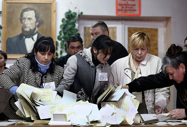 Kırım'da referandum yapıldı