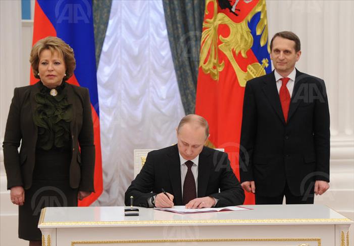 La Crimée est officiellement annexée à la Russie
