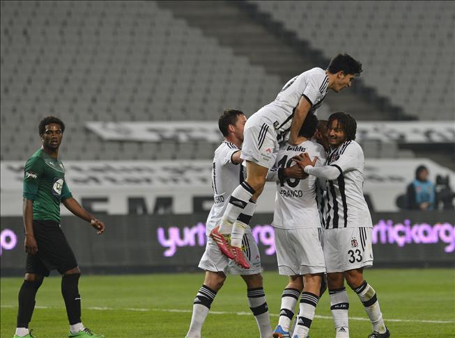Besiktas climb to second spot in Turkish League