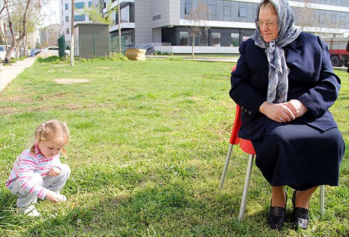 Kıymet teyzenin "park" sevinci