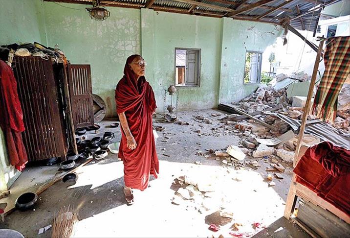 Myanmar police oversee uneasy calm after riot