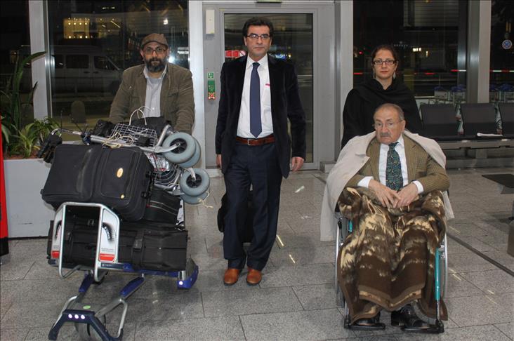 Exiled Kurdish politician arrives in Turkey