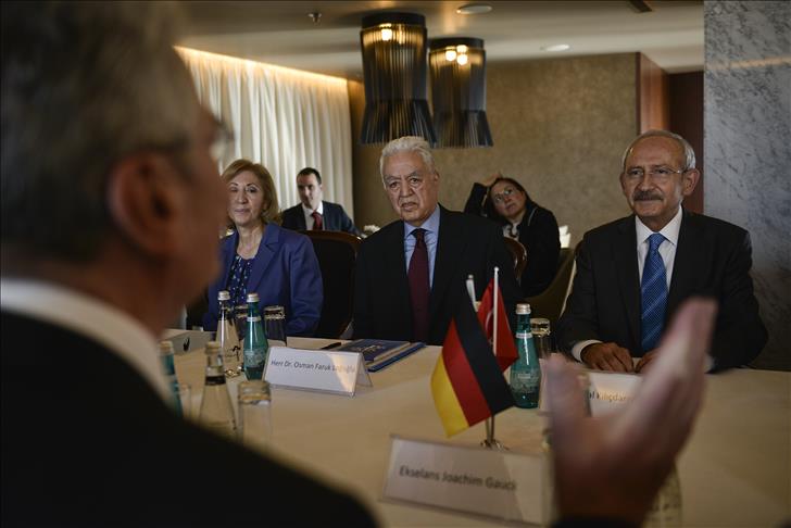 German president meets Turkish opposition party leader