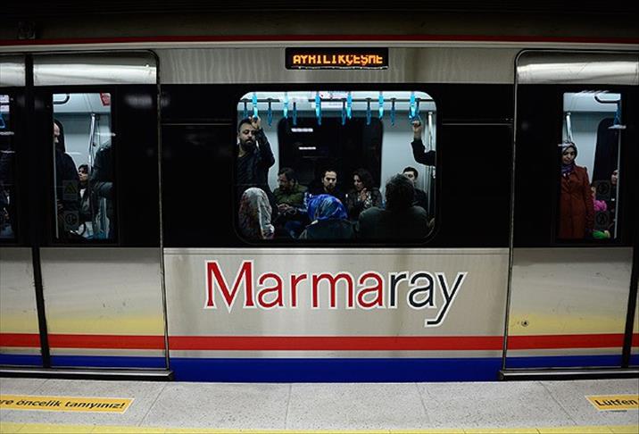 21.5 million used Istanbul's Marmaray tunnel
