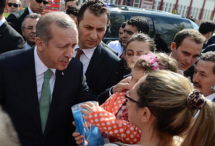 Erdoğan'dan hasta ziyareti
