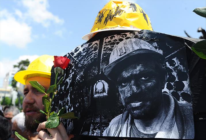 Maden faciası protesto edildi