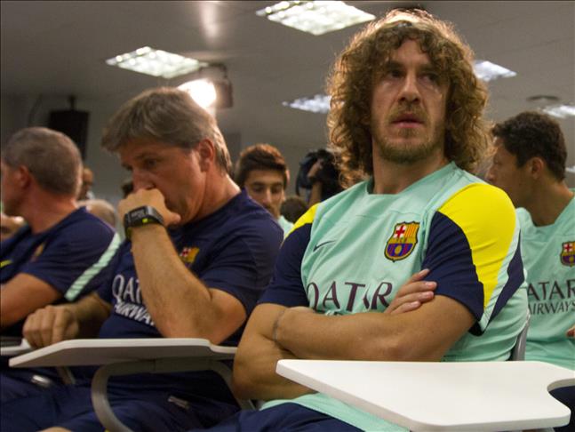 Football: Retired Puyol takes up new role at Barcelona