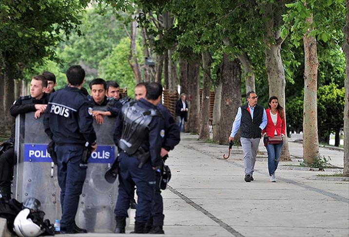 Gezi Parkı'nda yoğun güvenlik önemleri alındı