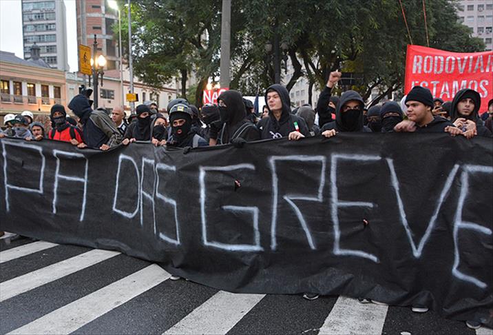 Sao Paulo'da çatışma