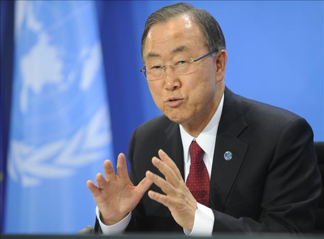 UN’s Ban asks arms embargo to be imposed on Syria