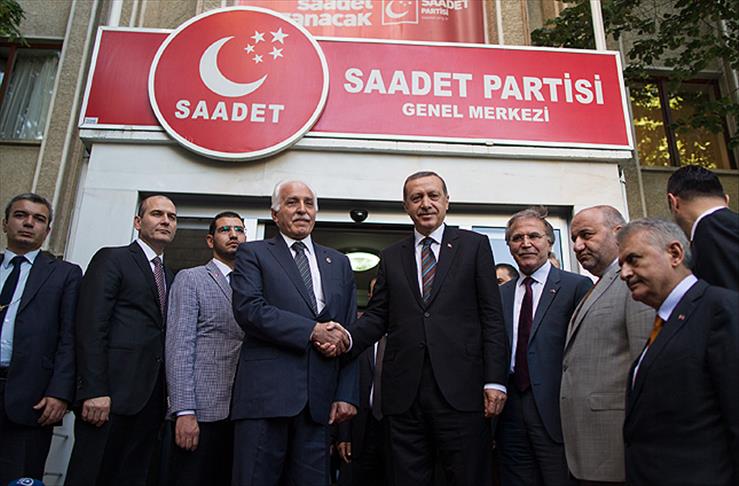 Başbakan Erdoğan'dan partilere ziyaret