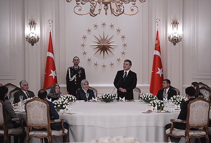 Cumhurbaşkanı Gül'den şehit aileleri ve gazilere iftar