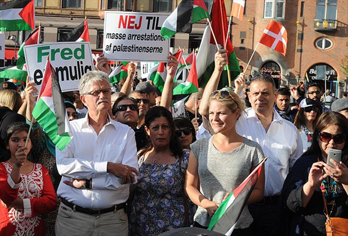 İsrail, Danimarka ve İsveç'te protesto edildi