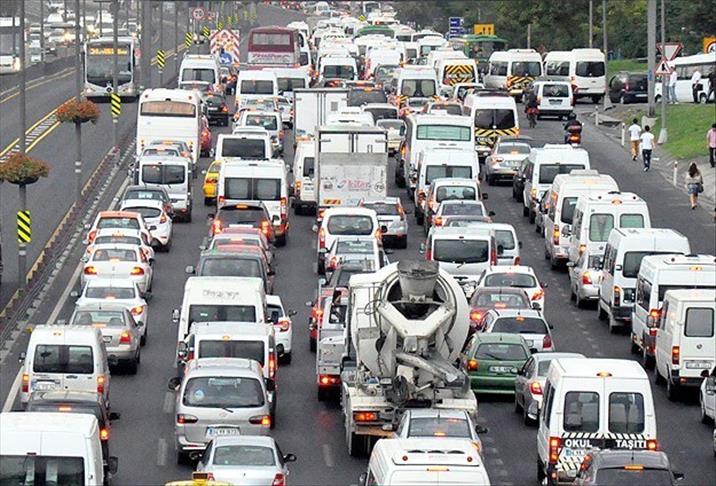 Trafiğe kayıtlı araç sayısı 18 milyon 288 bini aştı