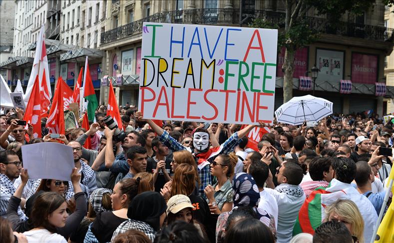 French defy ban on pro-Palestine demos in Paris