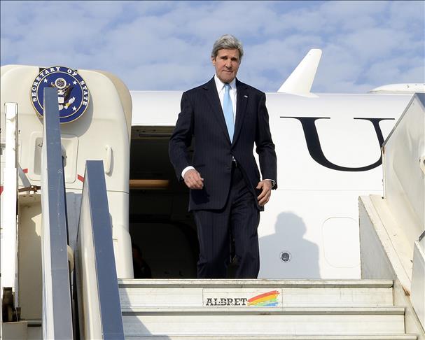 Kerry arrives in Ramallah for Gaza truce talks