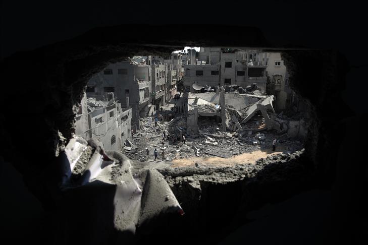 The smell of death: Gaza town reels under Israeli attack